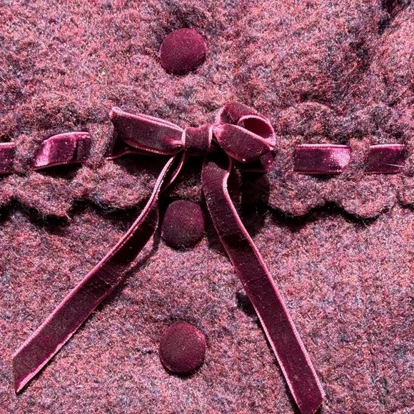 Nanette Lepore Plum soft Sweater suit Set - Picture 3 of 11